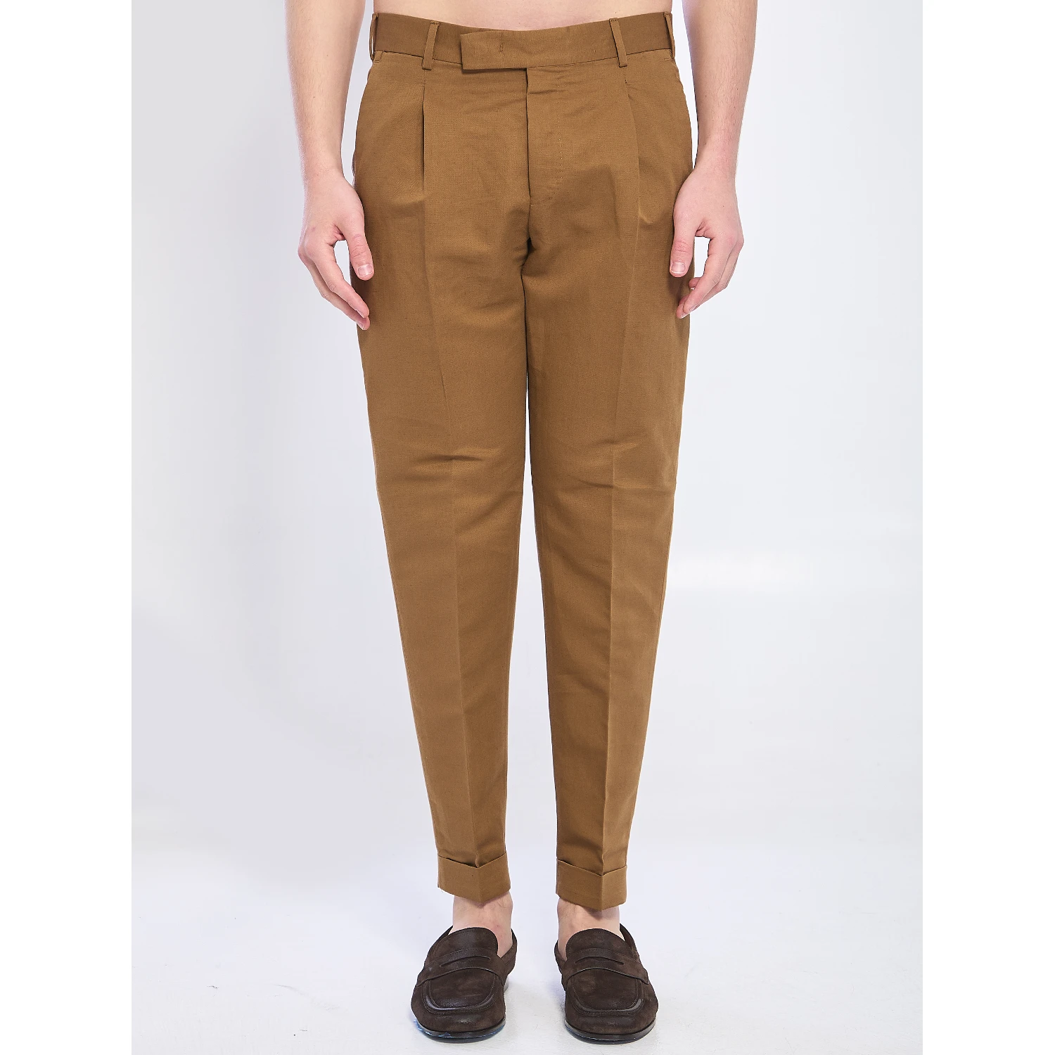 Rebel pants in linen and cotton