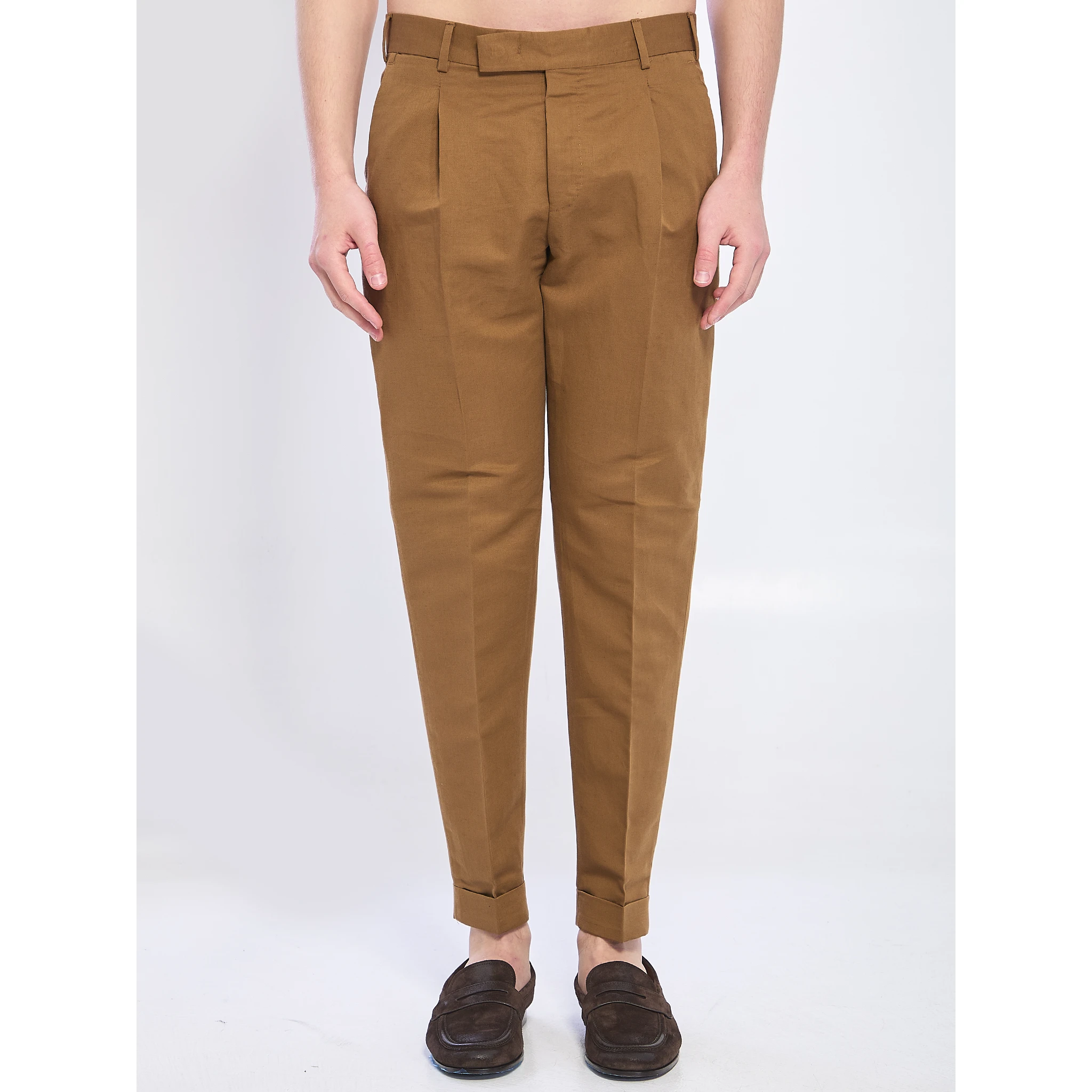 Rebel pants in linen and cotton
