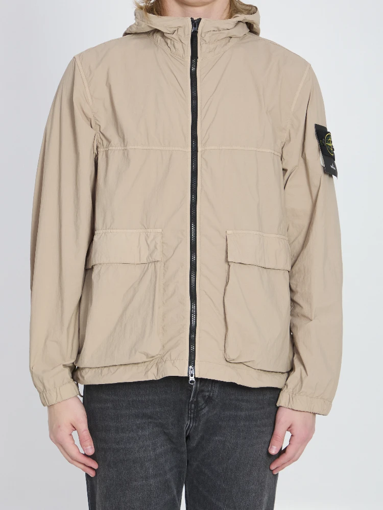 Sanded nylon-TC jacket