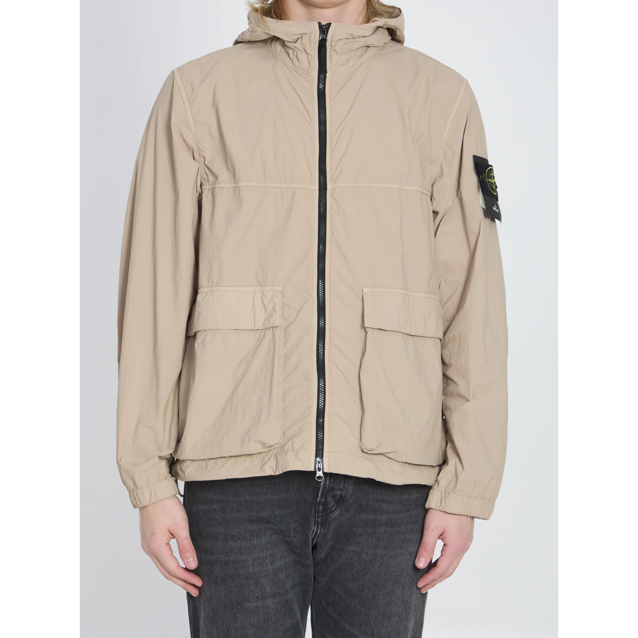 Sanded nylon-TC jacket