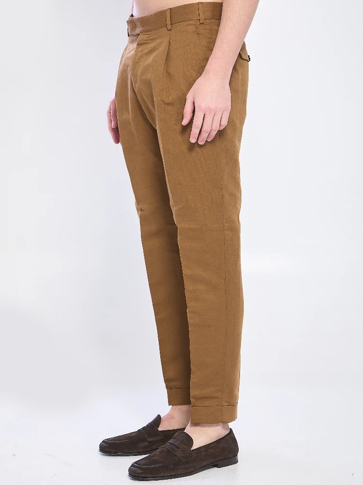 Rebel pants in linen and cotton alternative