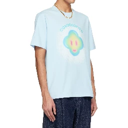 Airbrush Smiley print T-shirt