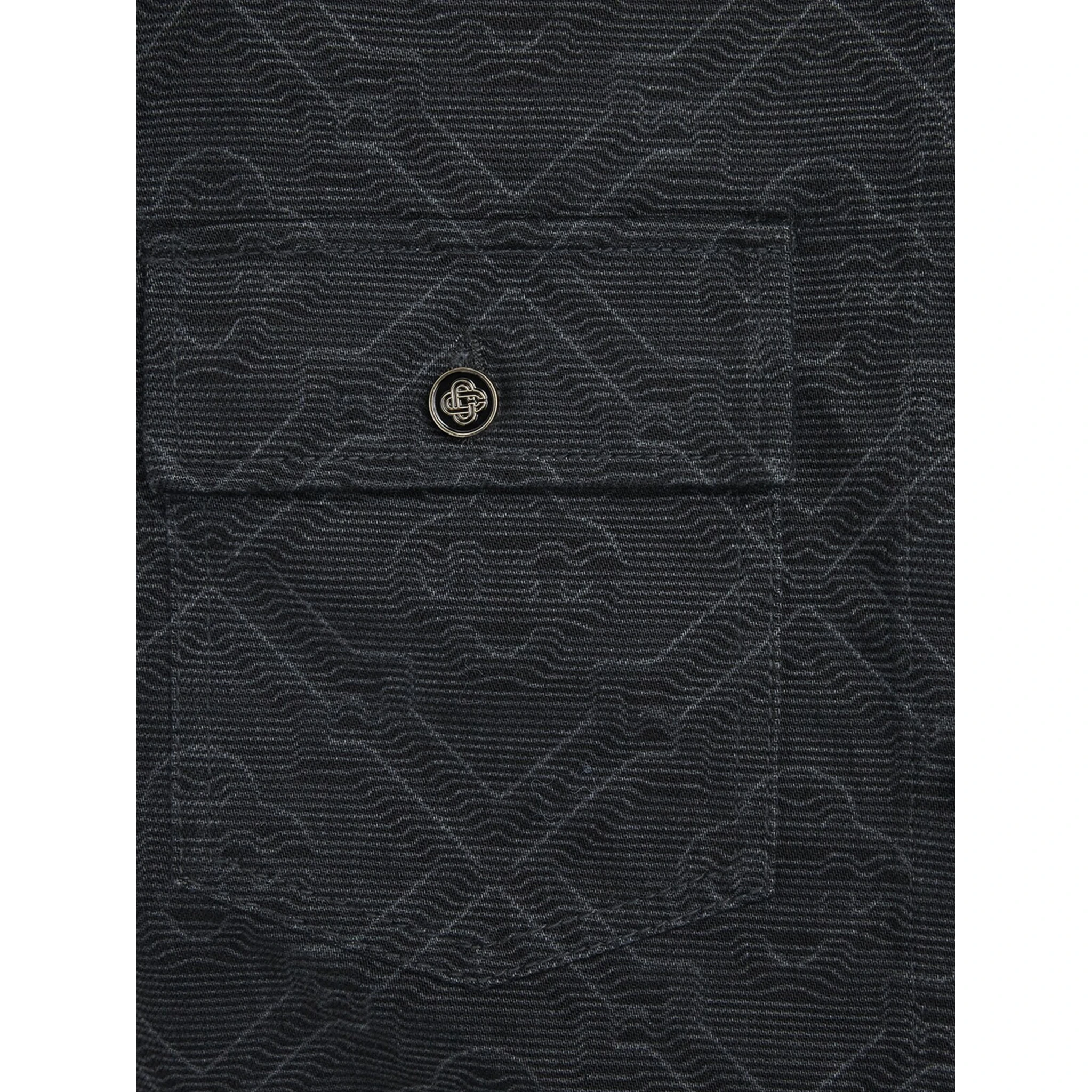 Laser monogram overshirt