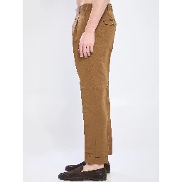 Rebel pants in linen and cotton
