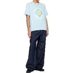 Airbrush Smiley print T-shirt