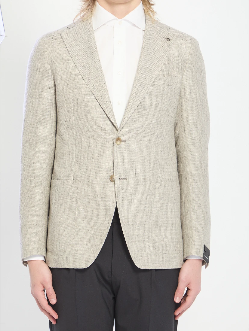 Linen wool jacket
