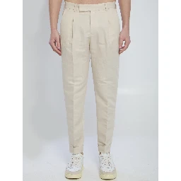 Rebel pants in linen and cotton