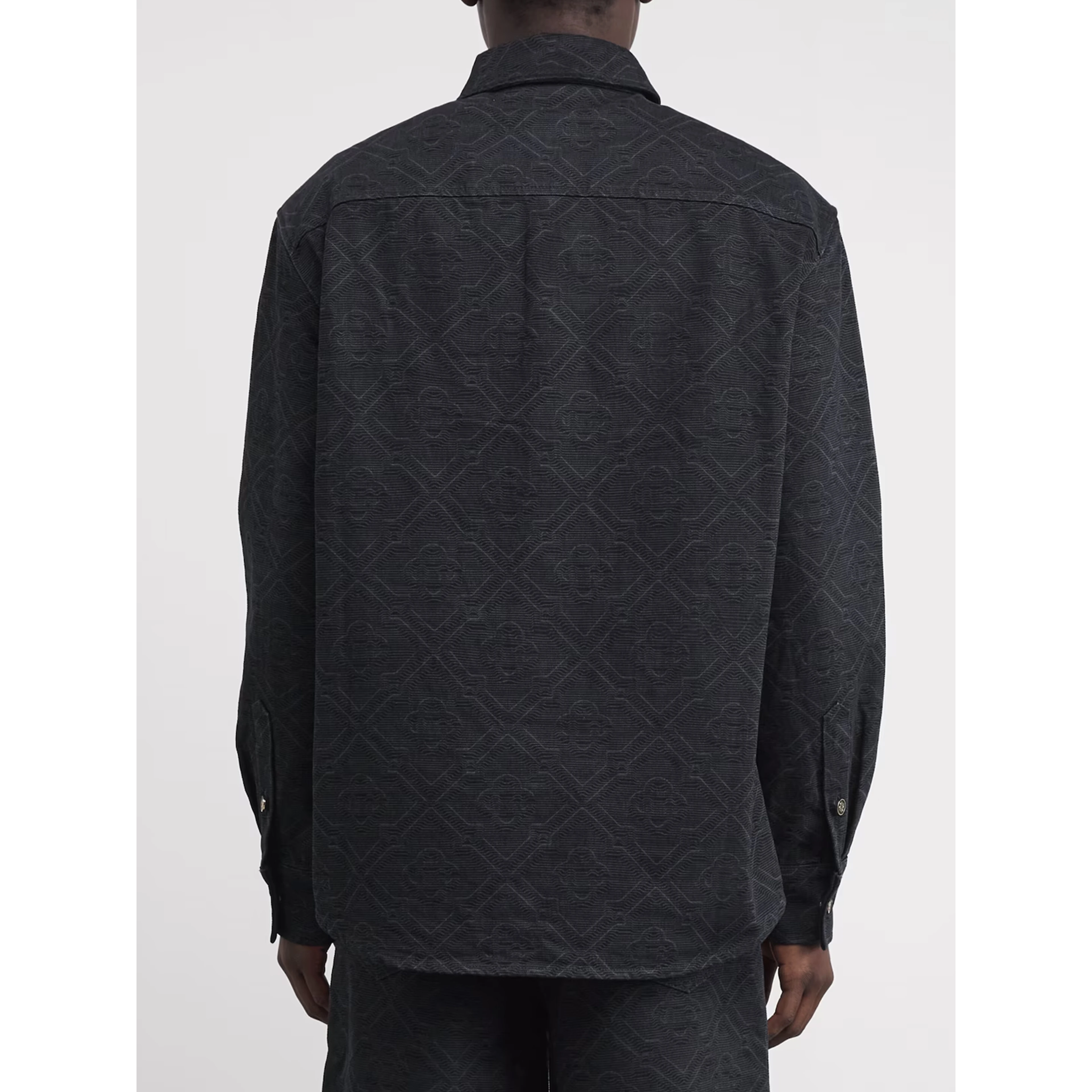 Laser monogram overshirt