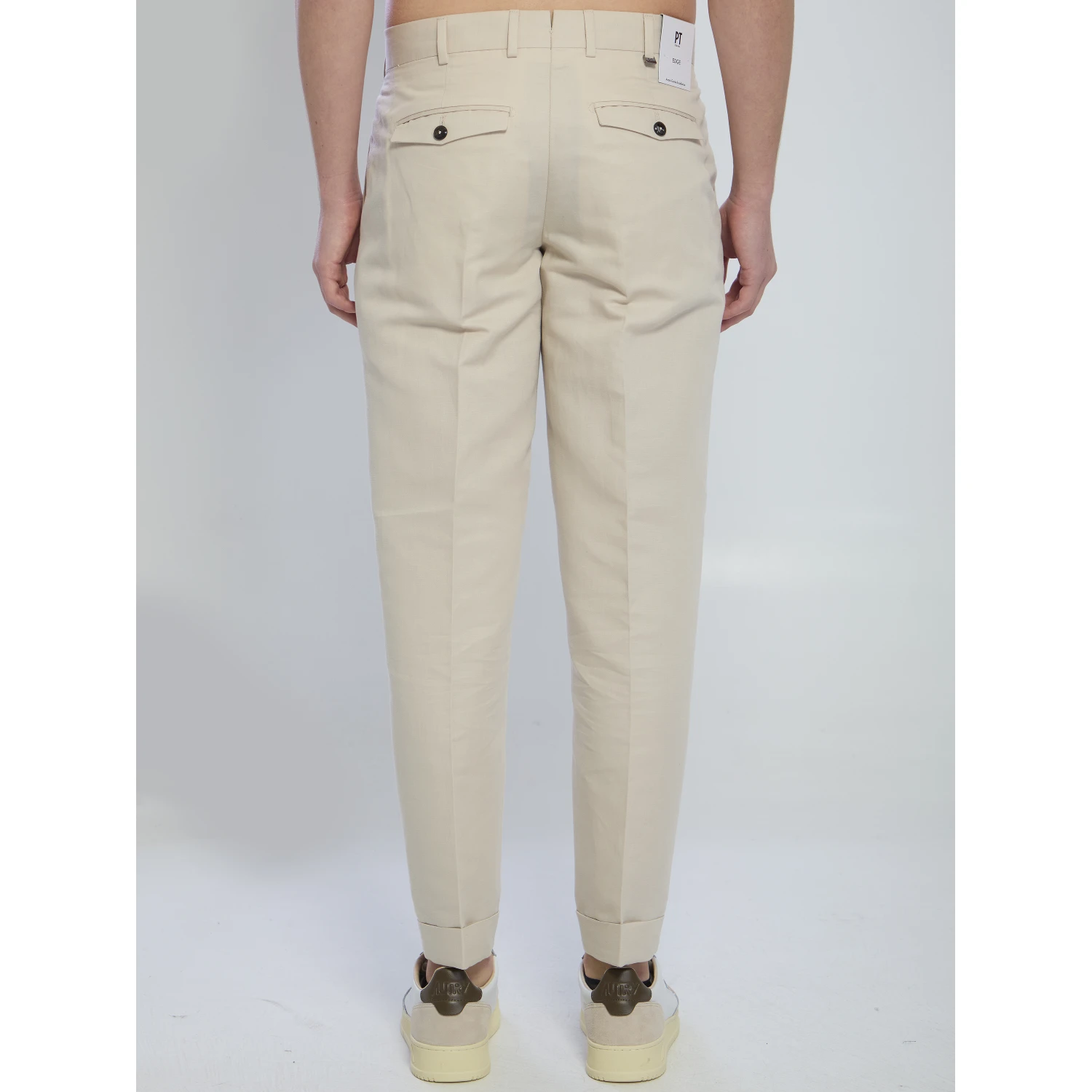 Rebel pants in linen and cotton