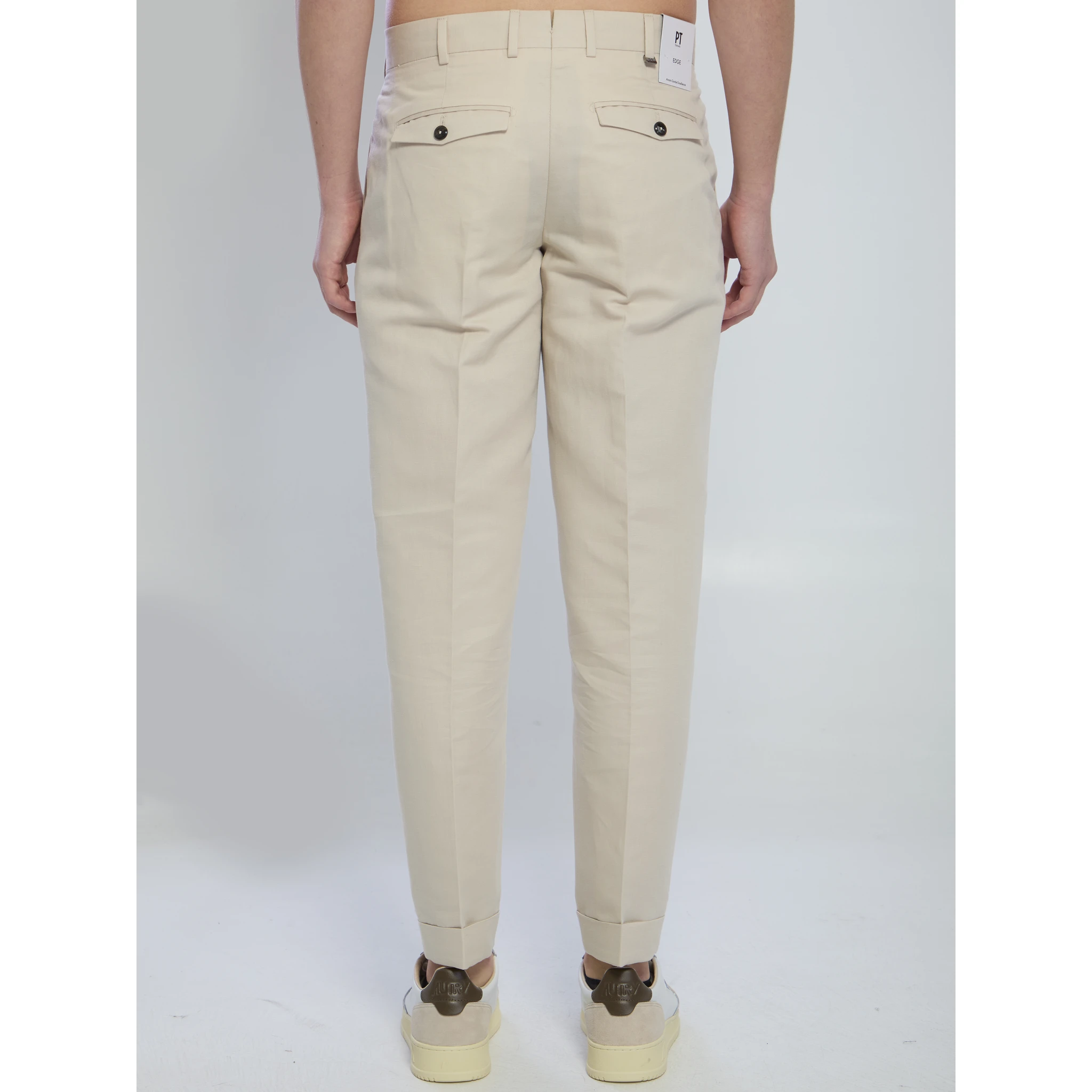 Rebel pants in linen and cotton