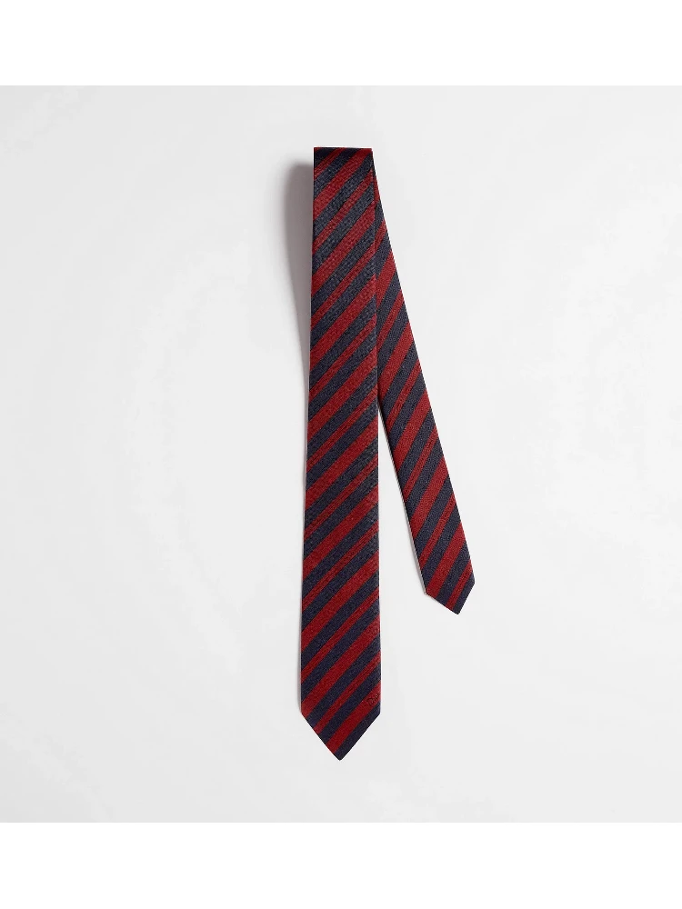 Silk striped tie