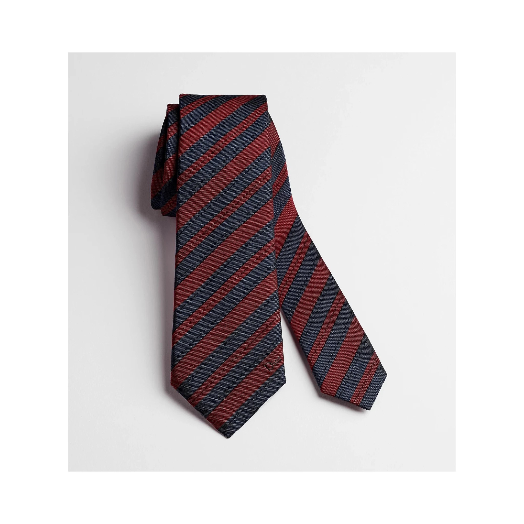 Silk striped tie