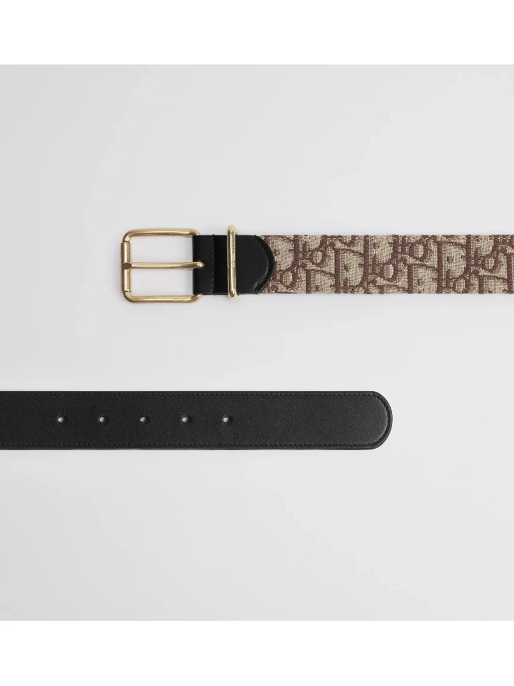 Dior Oblique leather belt alternative