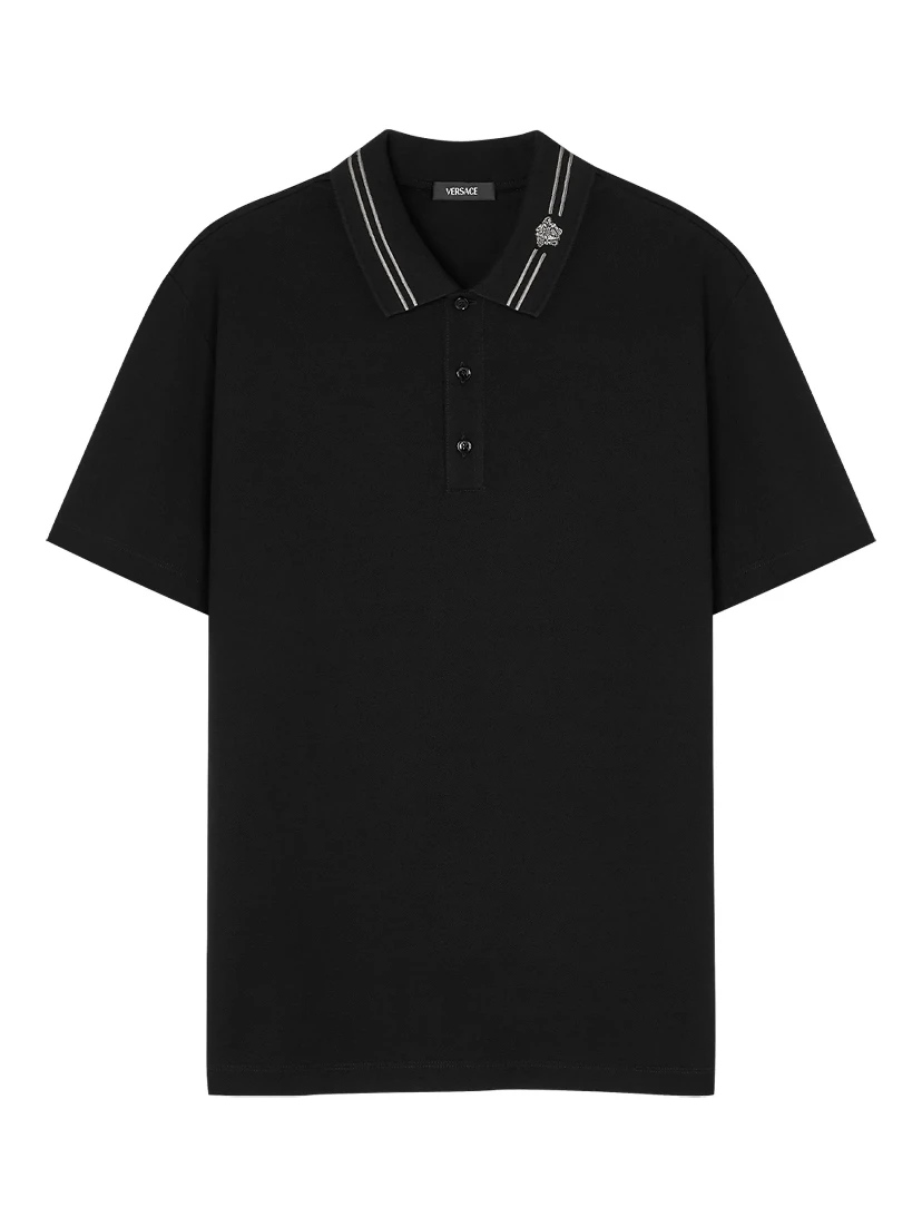 Versace T-shirts and Polos Black