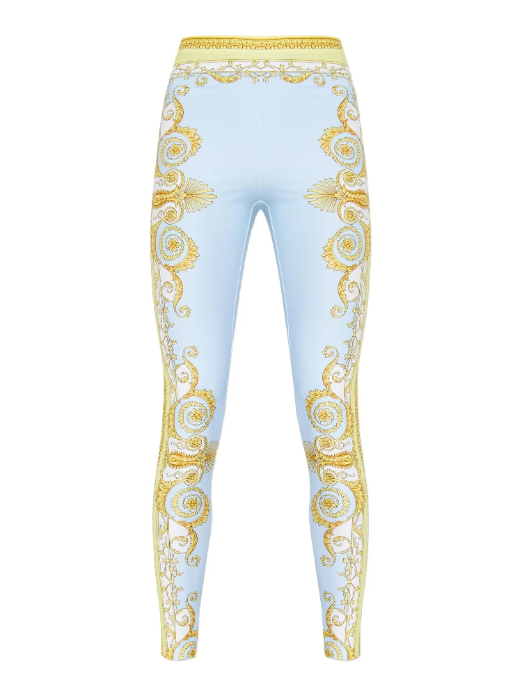 Versace Trousers Clear Blue