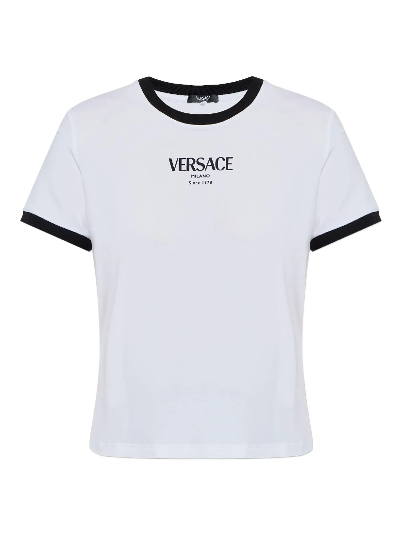 Versace T-shirts and Polos White