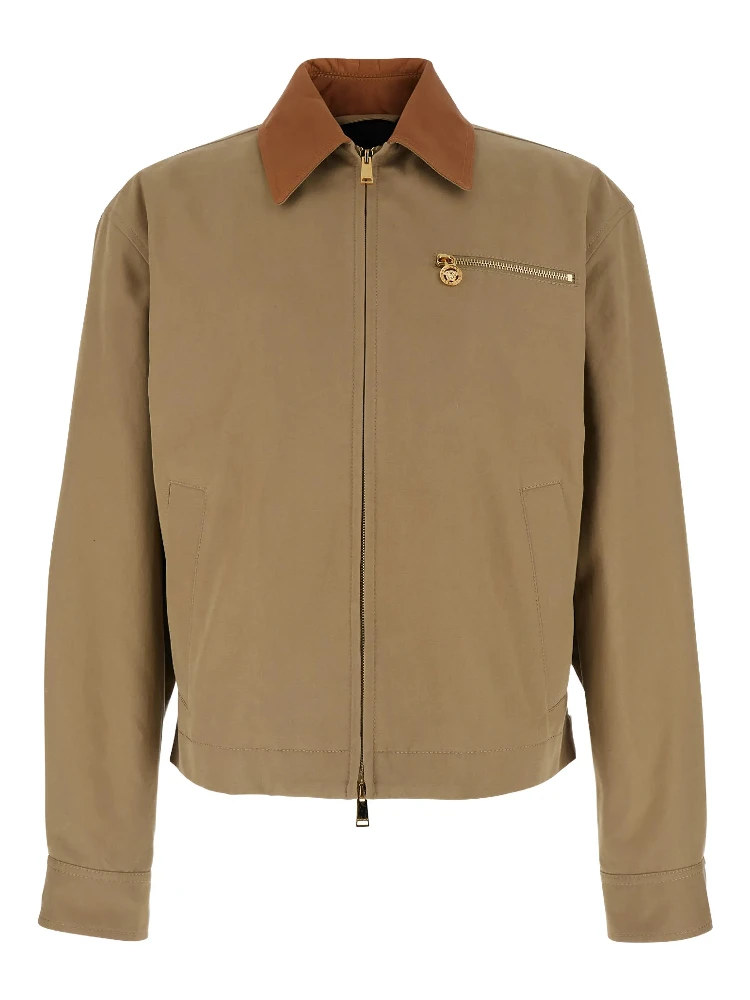 Versace Jackets Beige