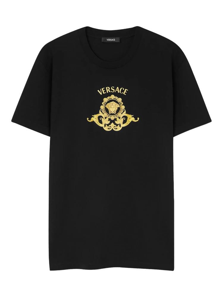 Versace T-shirts and Polos Black