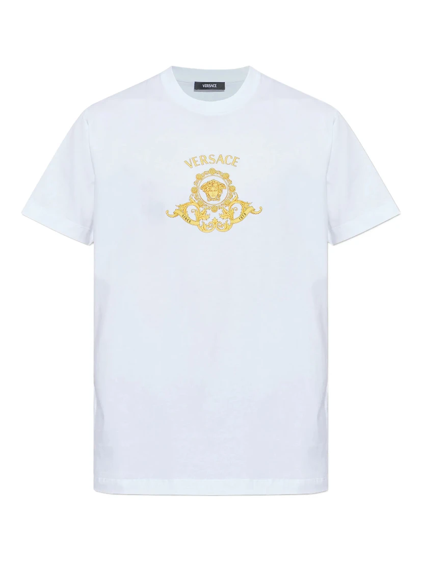 Versace T-shirts and Polos White