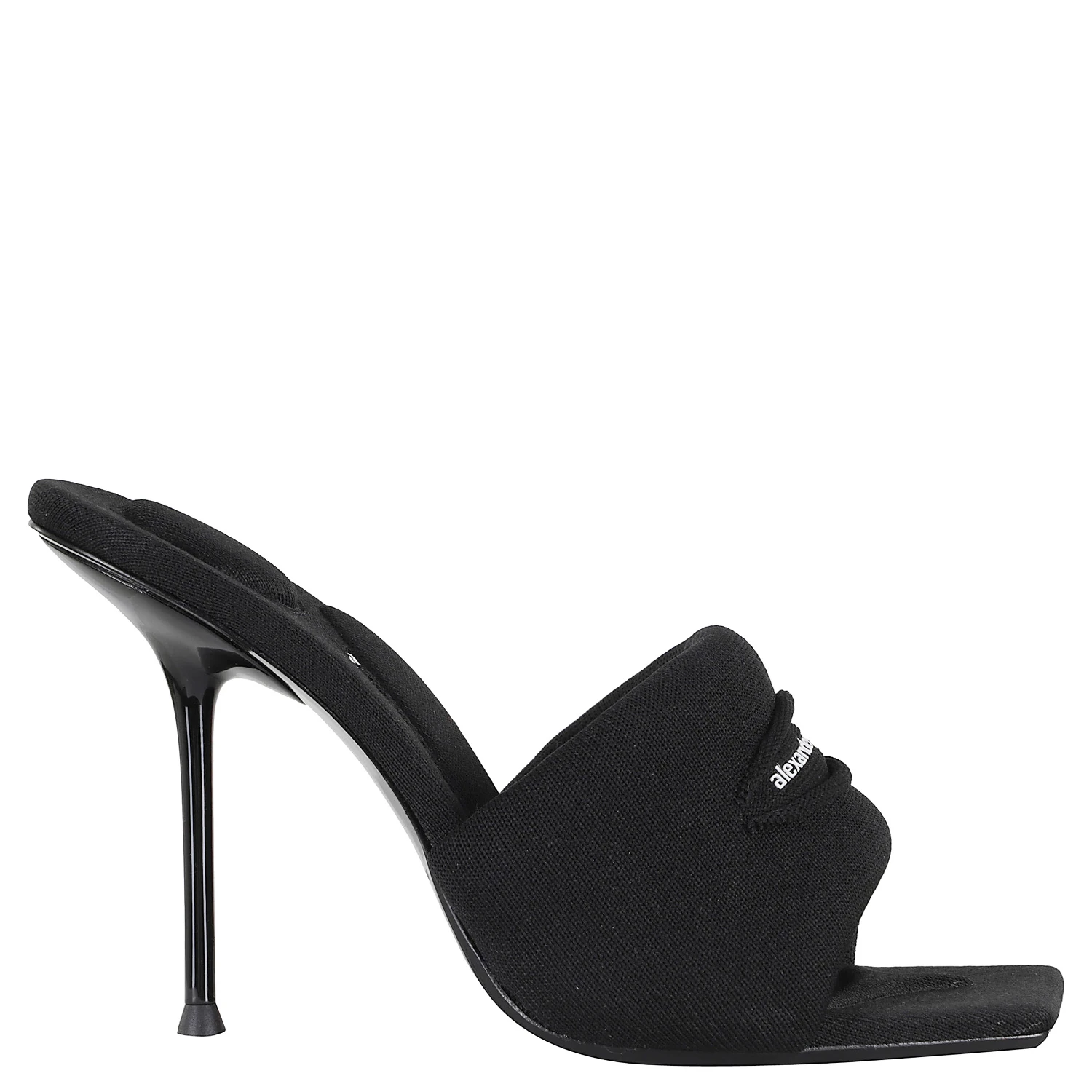 JULIE SLASH KNIT MULE SANDAL
