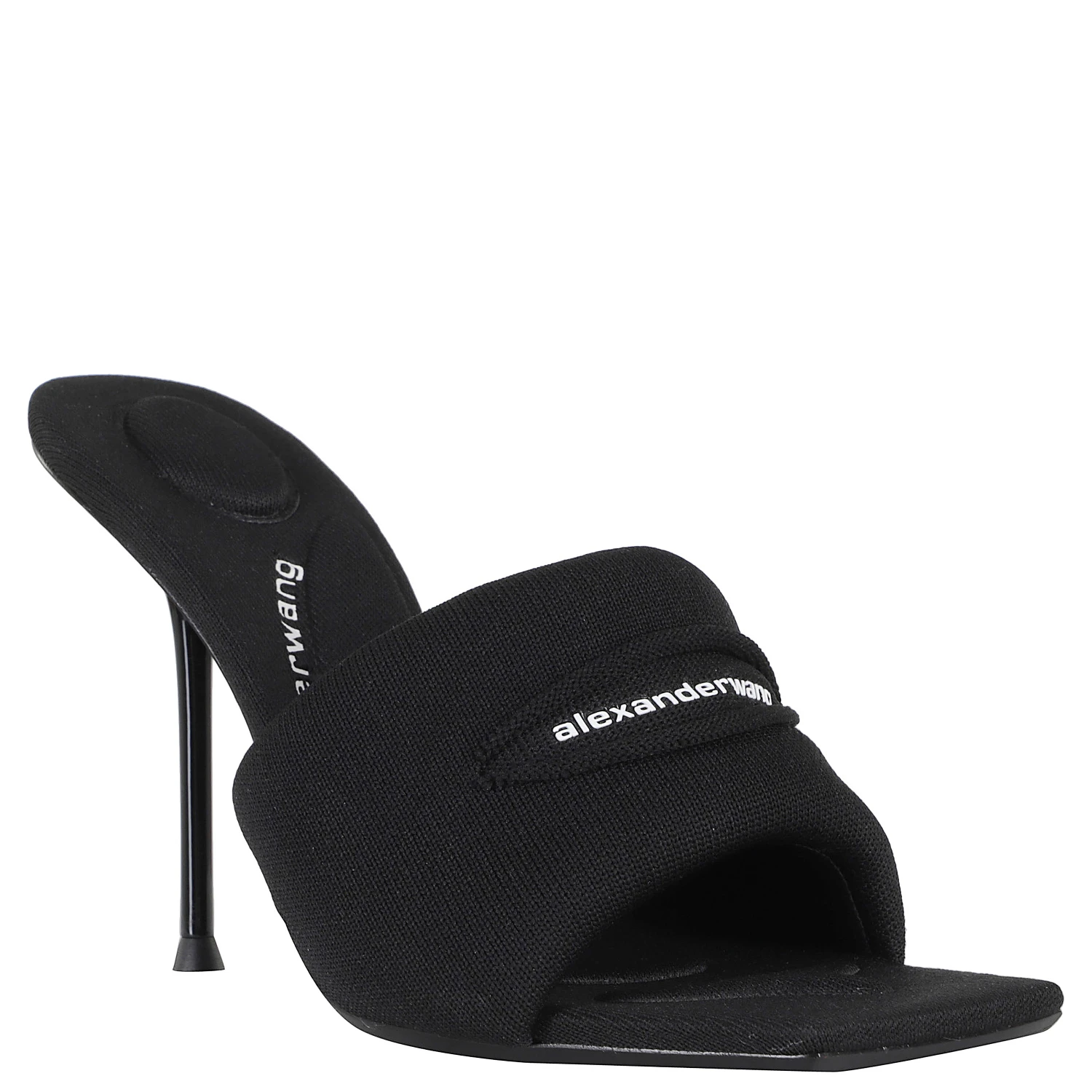 JULIE SLASH KNIT MULE SANDAL