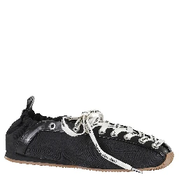 LACE UP SPORTY BALLERINA NYLON