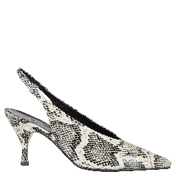 CARLA SNAKE PRINT CALF LEATHER