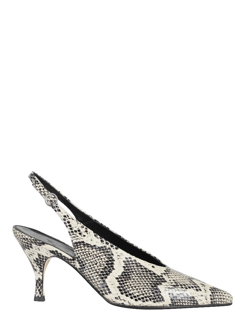 CARLA SNAKE PRINT CALF LEATHER