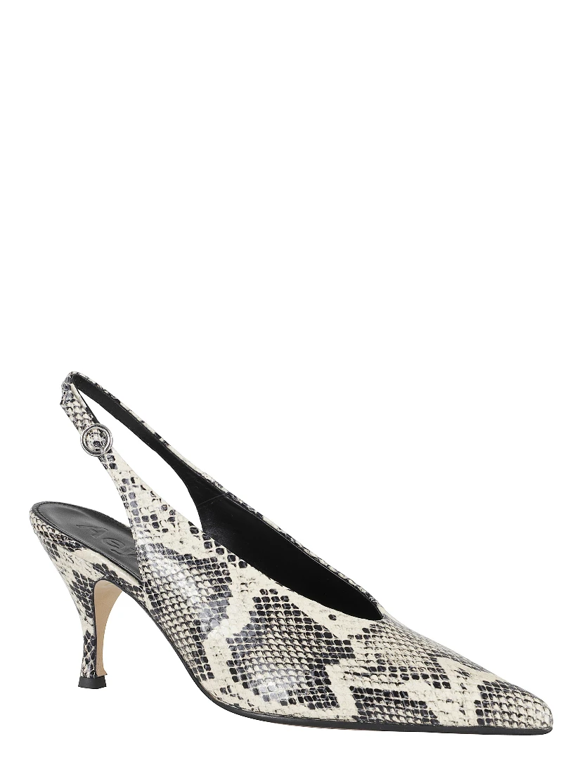 CARLA SNAKE PRINT CALF LEATHER