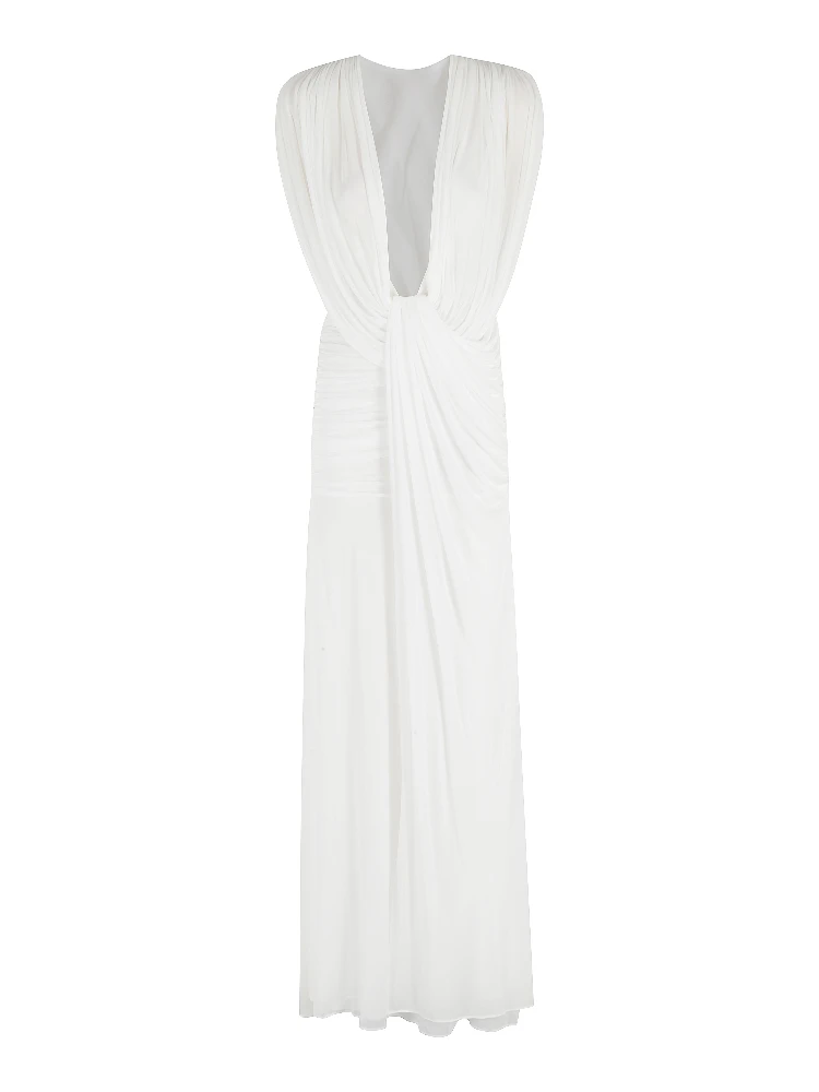 RIPPLE DRAPE GOWN
