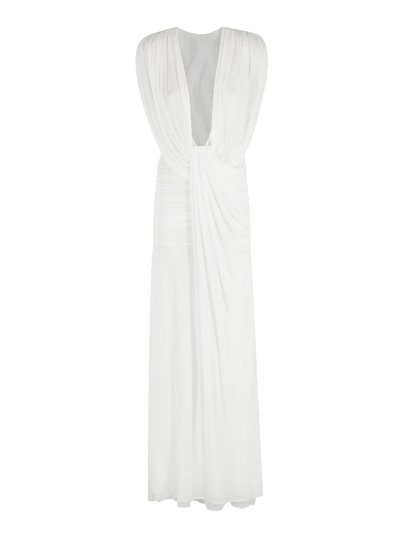 RIPPLE DRAPE GOWN
