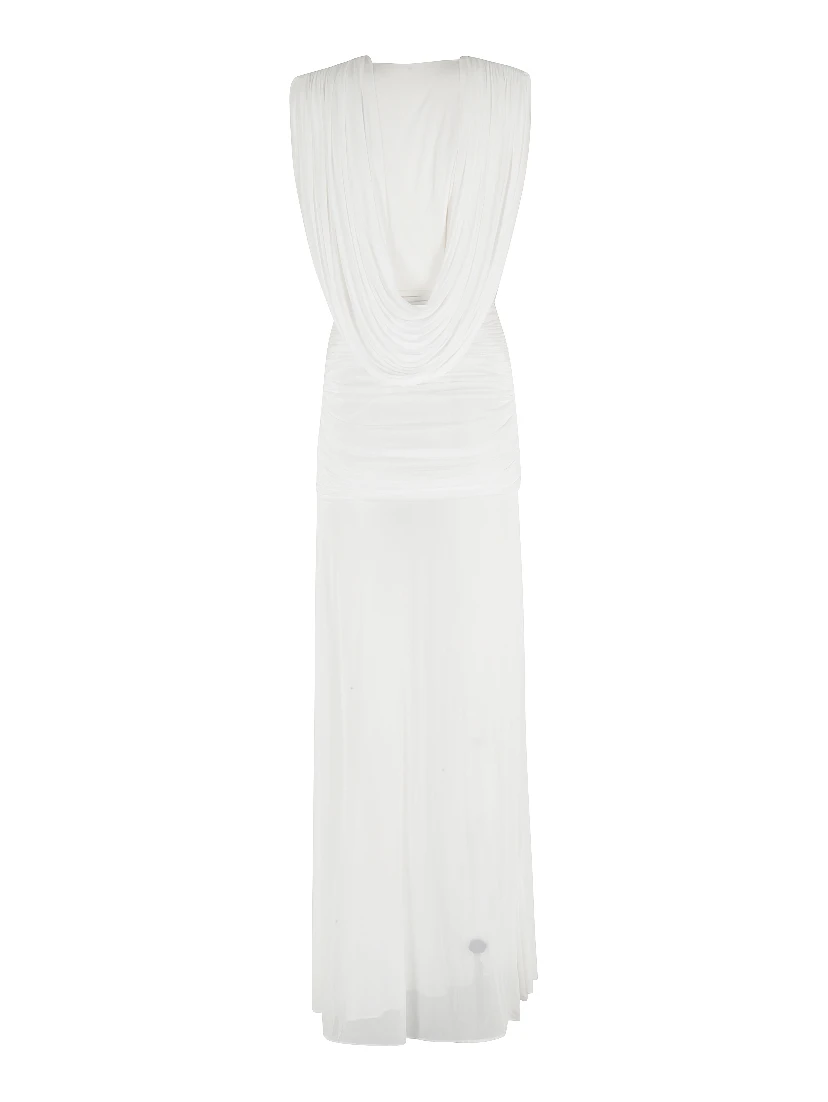 RIPPLE DRAPE GOWN