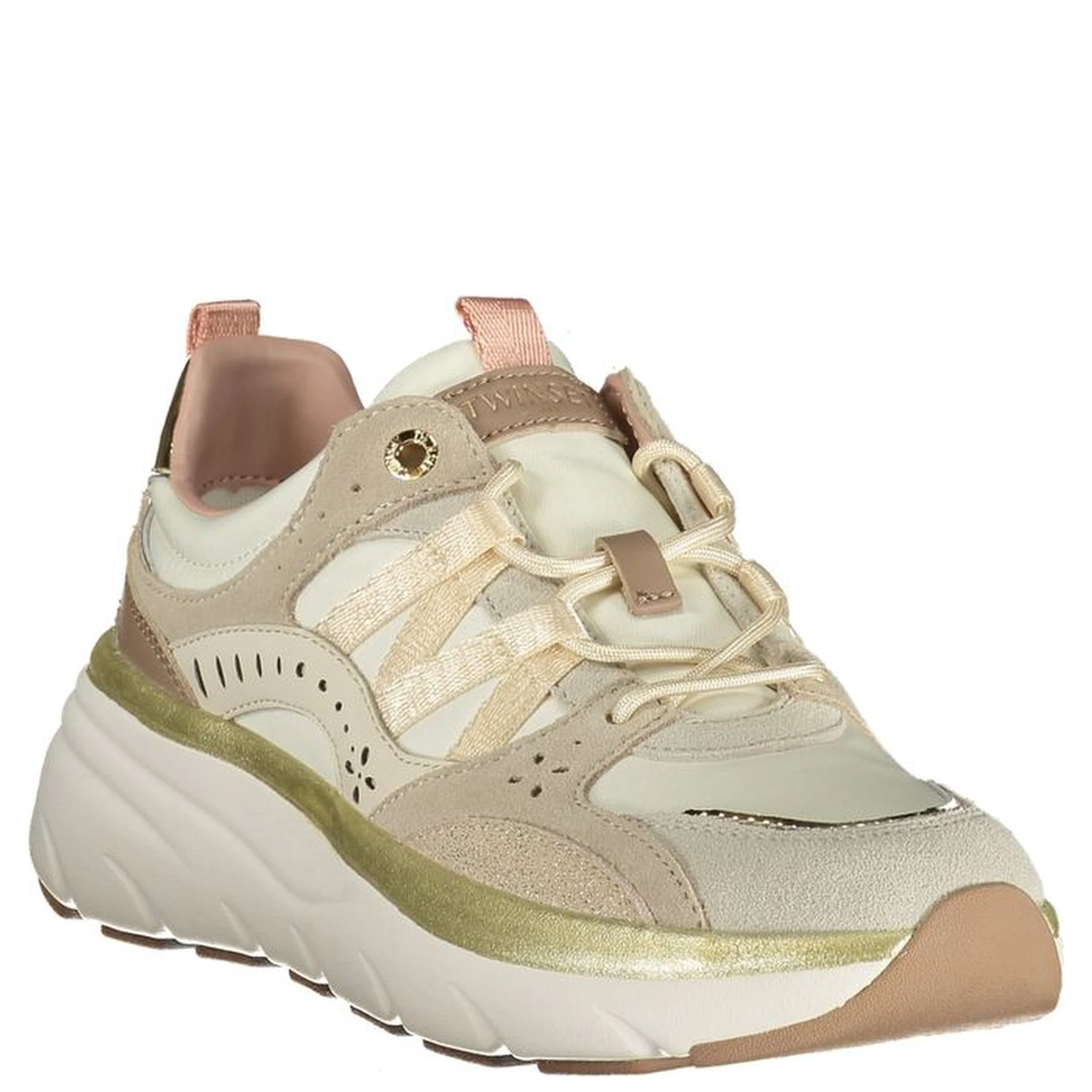 Beige Polyurethane Women Sneaker