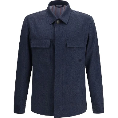 Blue Wool Coat