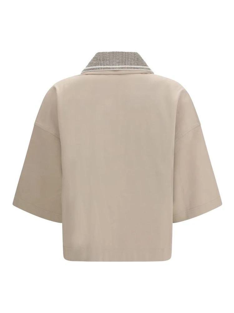 Beige Cotton Polo Shirt alternative