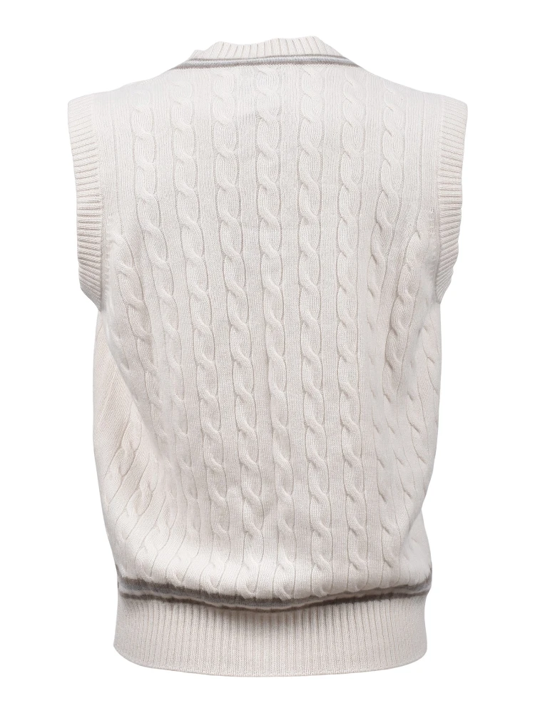 Beige Cashmere Cashmere Sweater