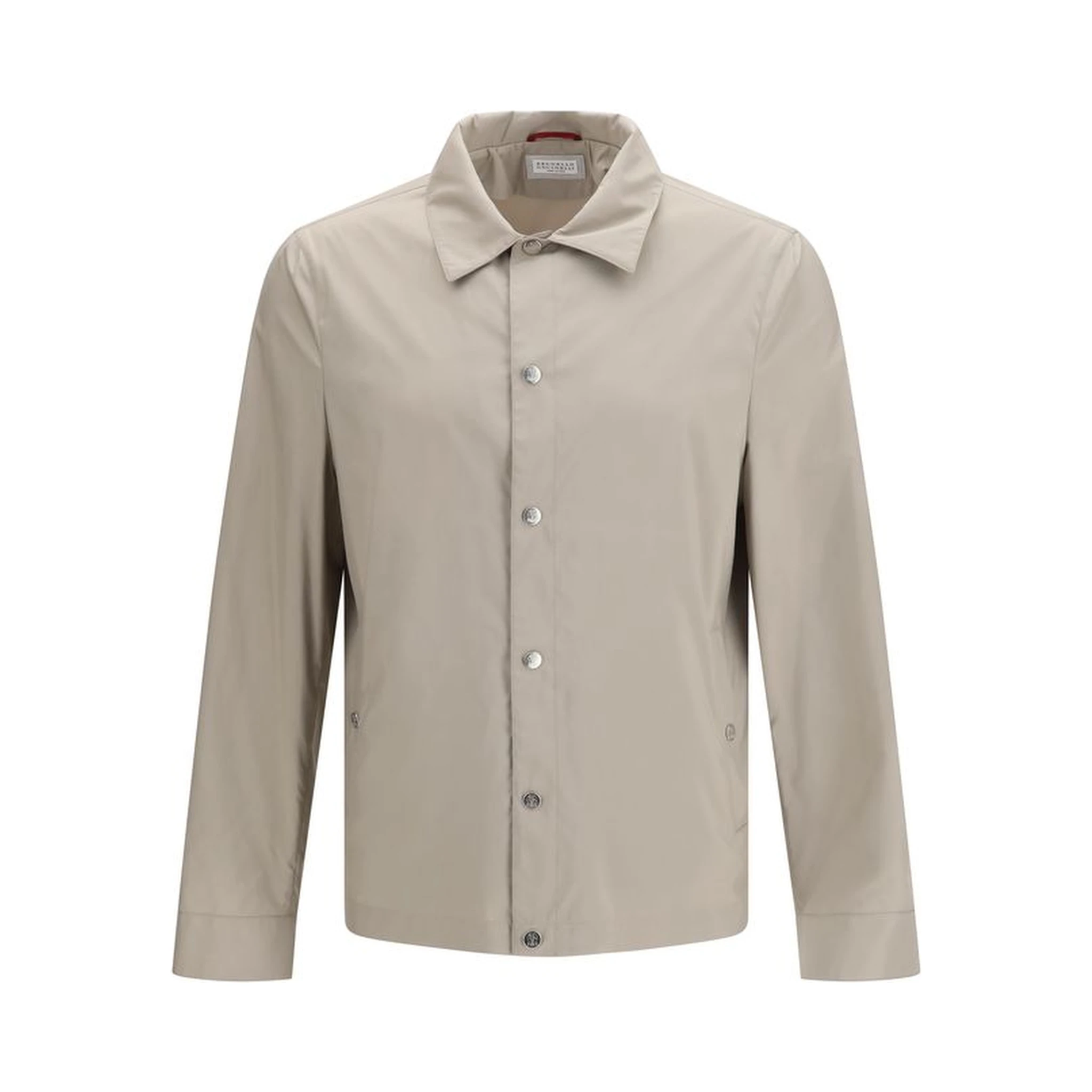 Beige Polyester Coat