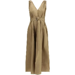 Beige Polyamide Casual Dress