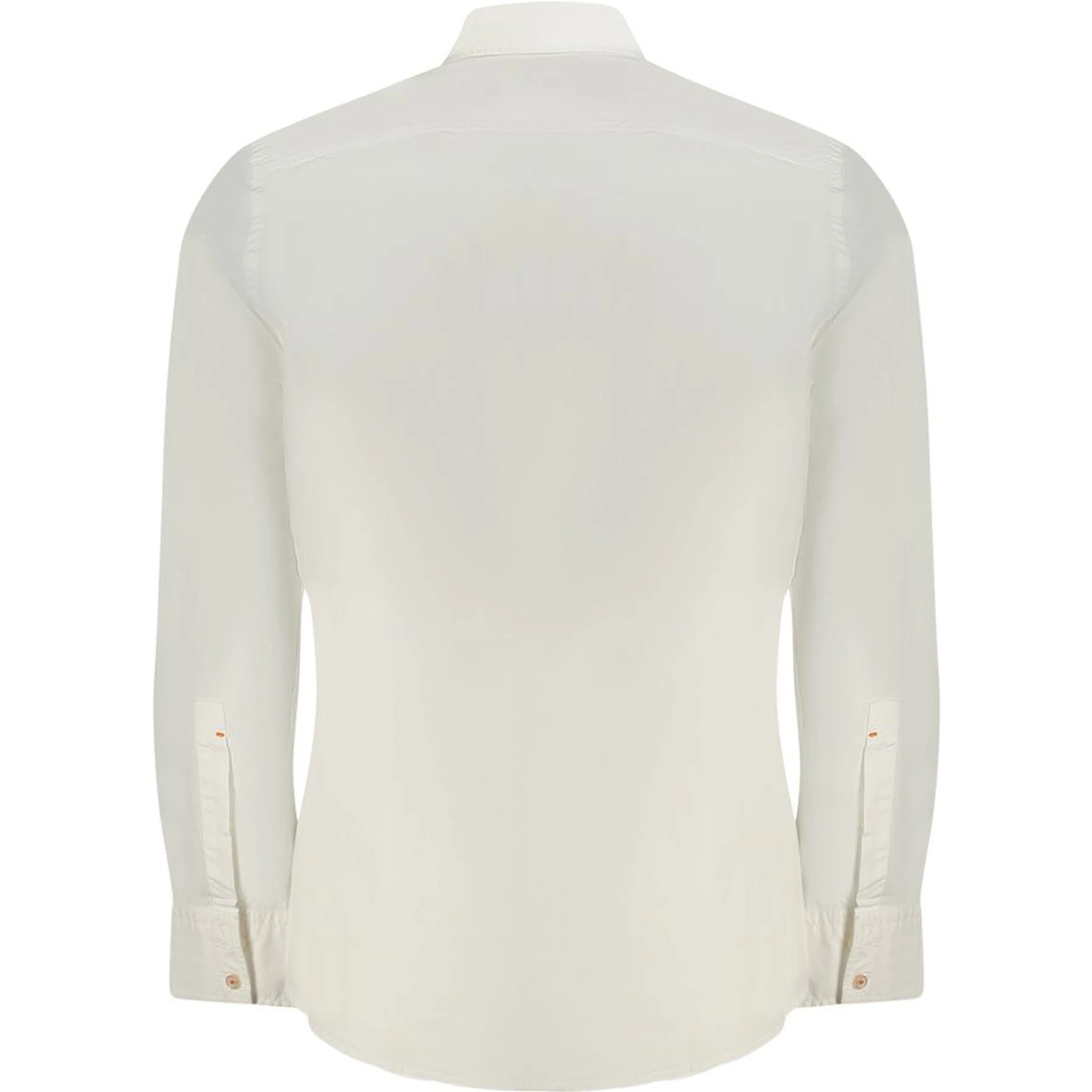 White Cotton Men Shirt