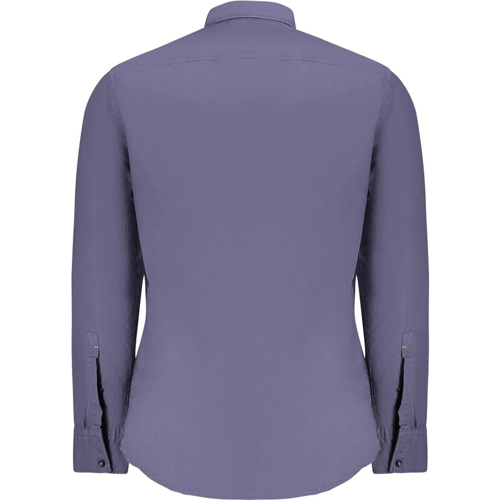 Blue Cotton Men Shirt