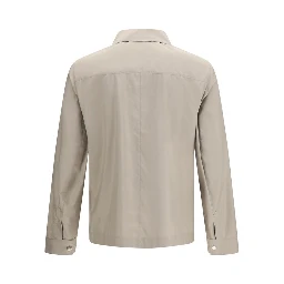 Beige Polyester Coat