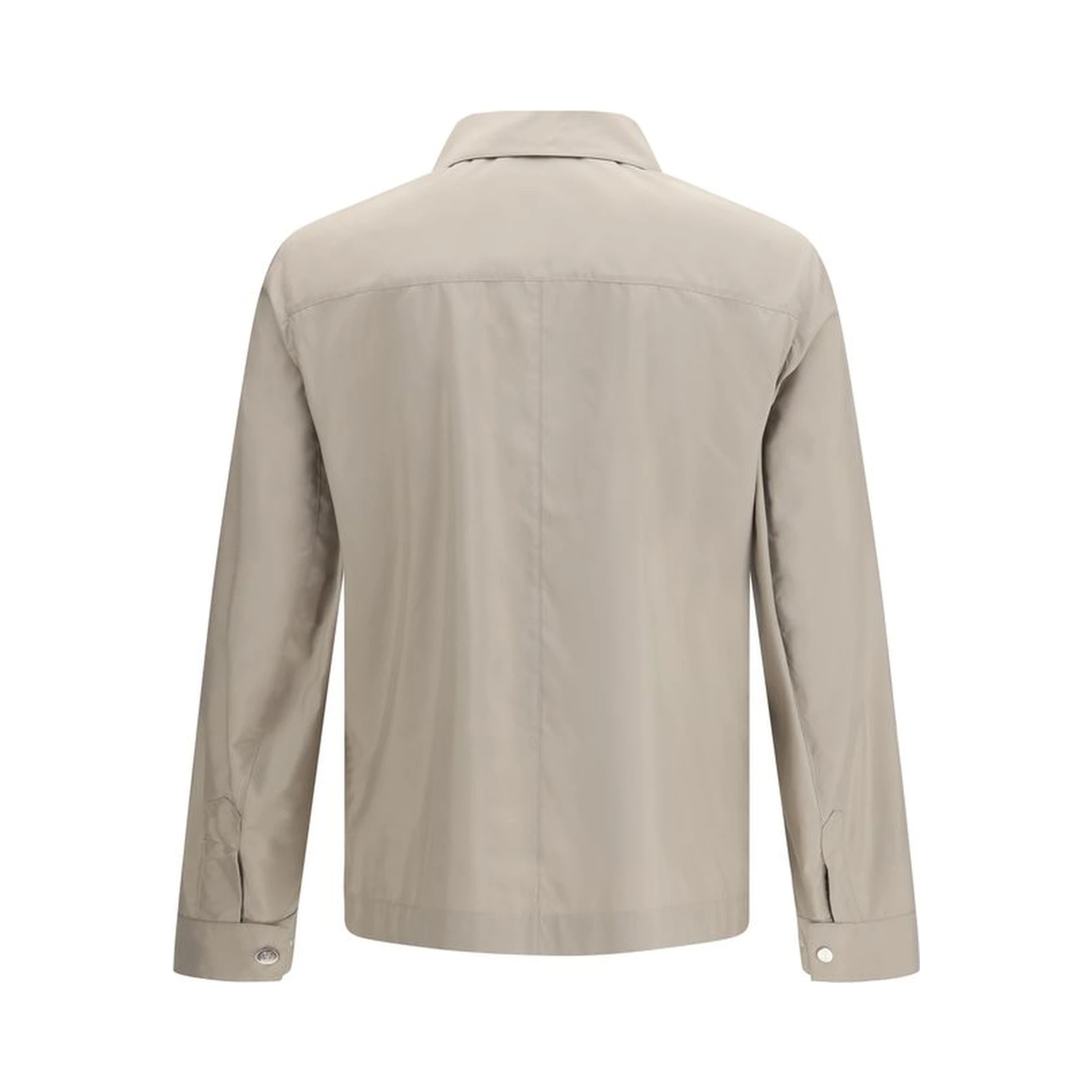 Beige Polyester Coat
