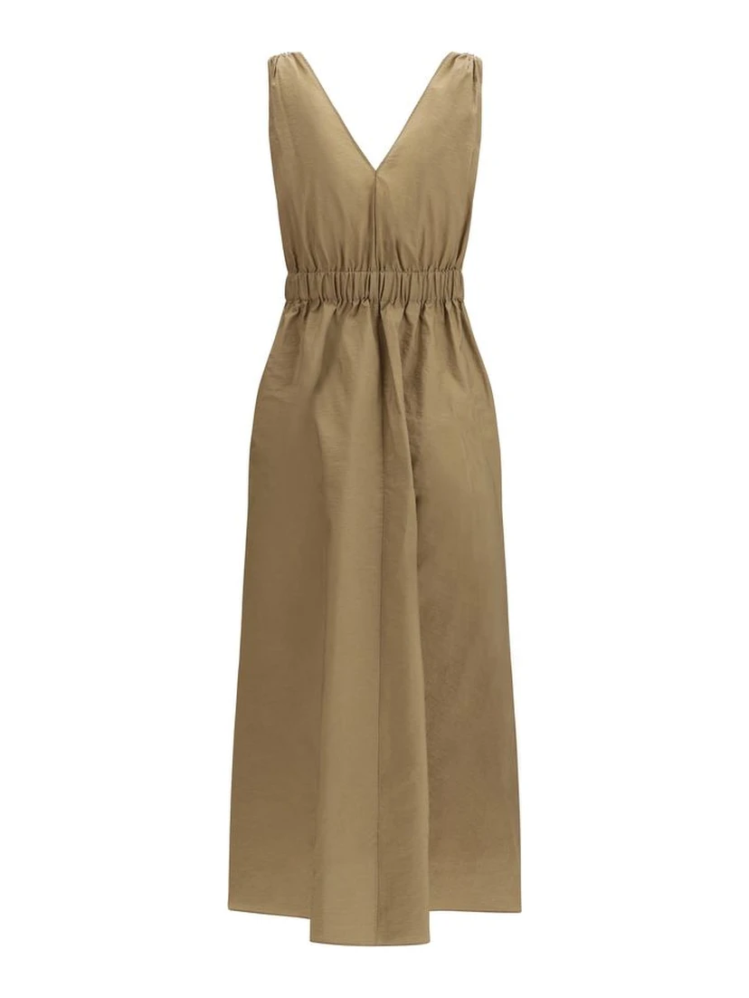 Beige Polyamide Casual Dress