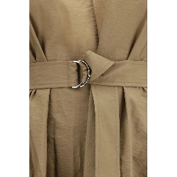 Beige Polyamide Casual Dress