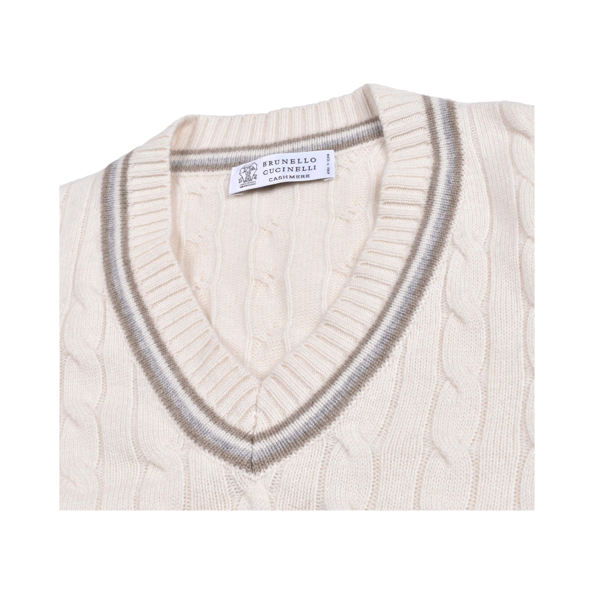 Beige Cashmere Cashmere Sweater