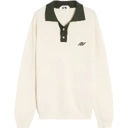Beige Cotton Polo Shirt