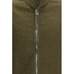 Bicolor Fleece Wool Full-Length Jacket