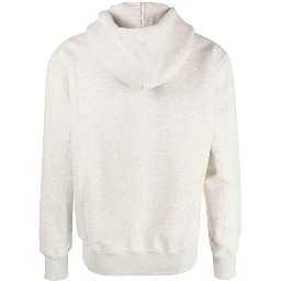 Beige Cotton Hoodie
