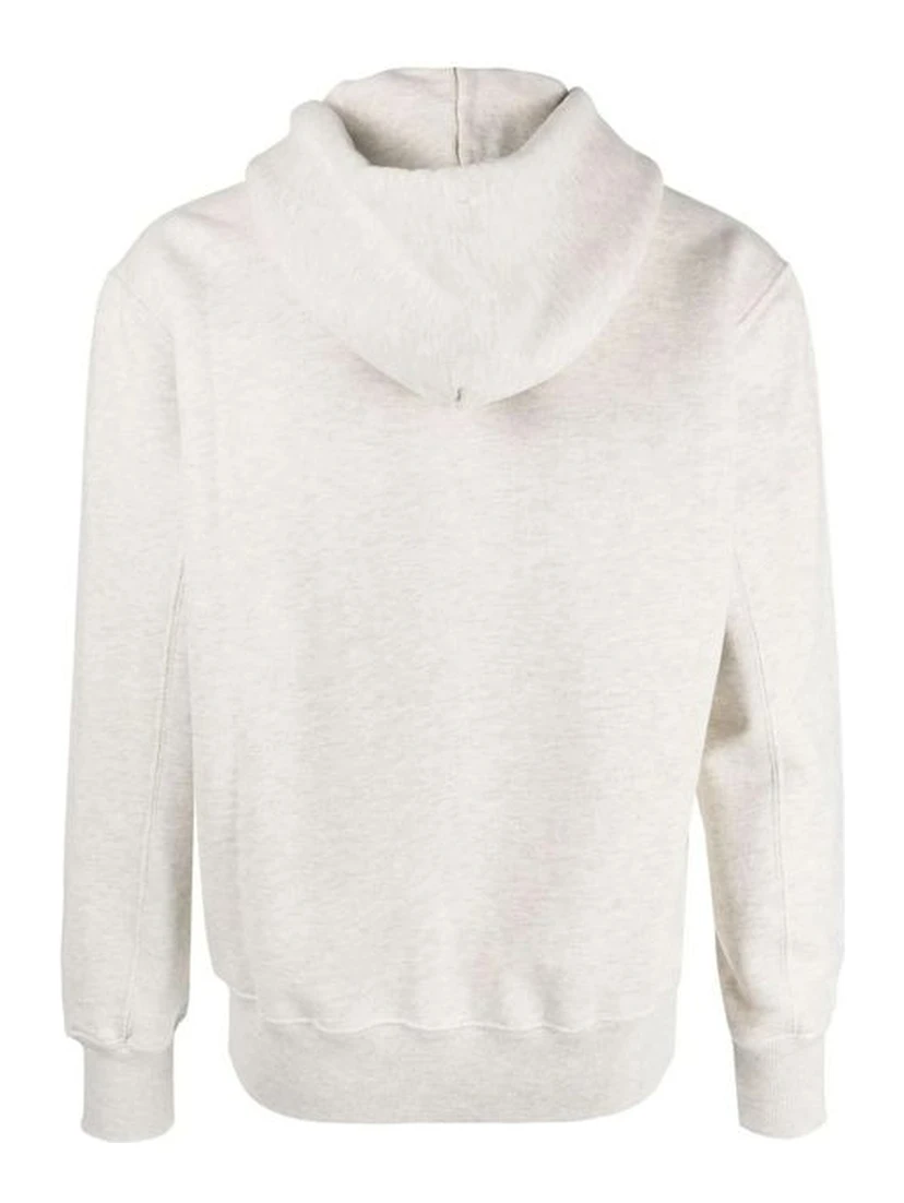 Beige Cotton Hoodie