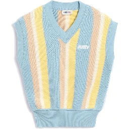 Blue Cotton Waistcoat